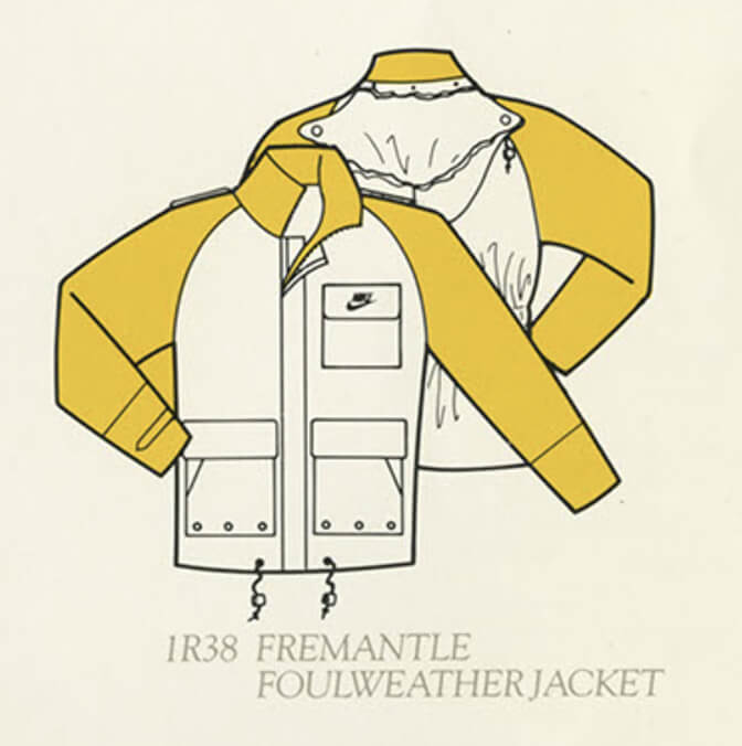 Nike Freemantle foulweather jacket, 1987