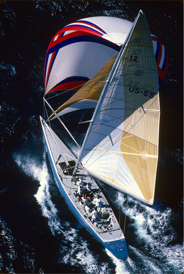 Stars & Stripes racing photograph